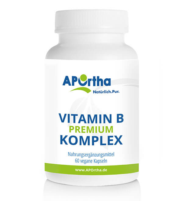 APOrtha Vitamin B Premium Komplex, 60 vegane Kapseln