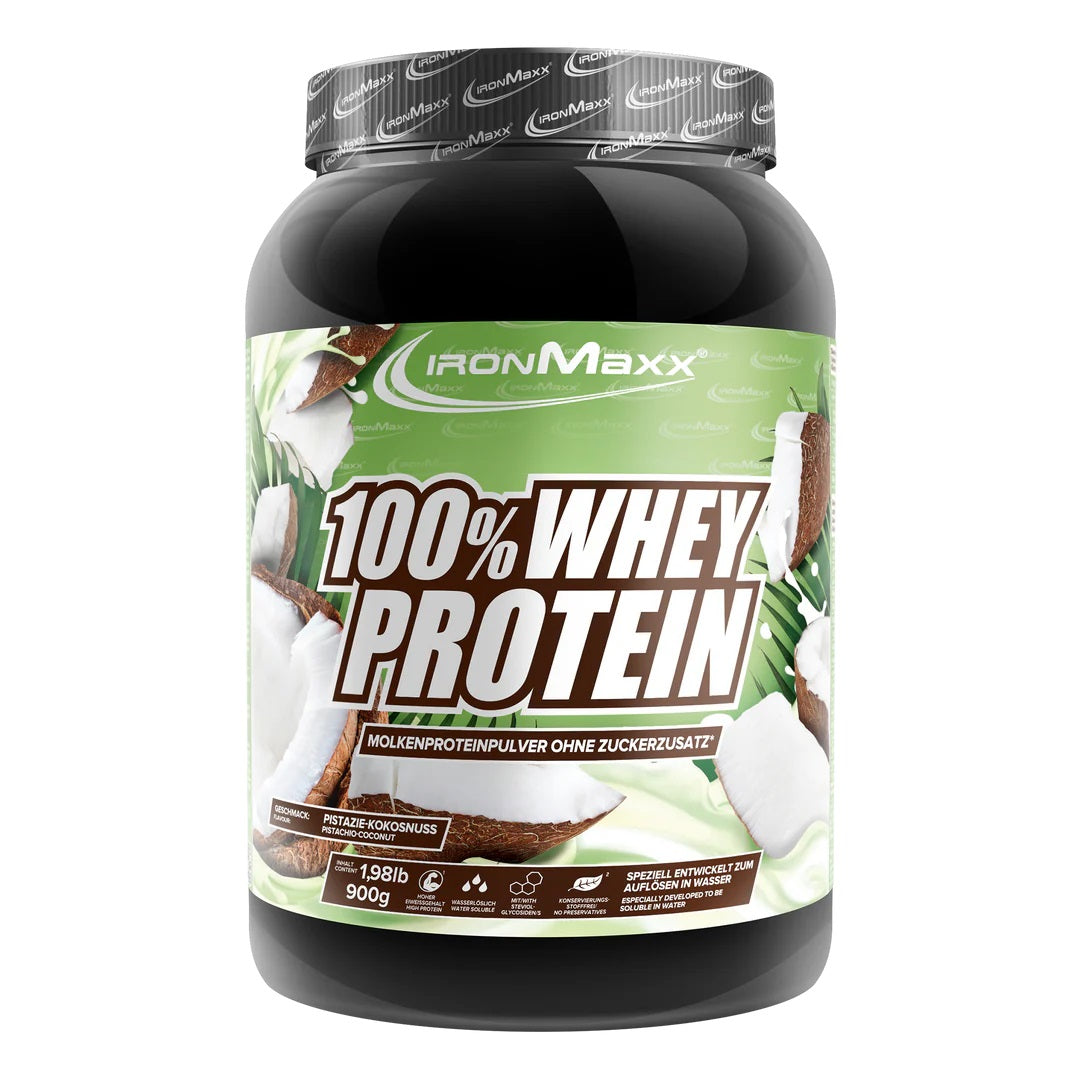 IronMaxx 100% Whey Protein 900g Dose