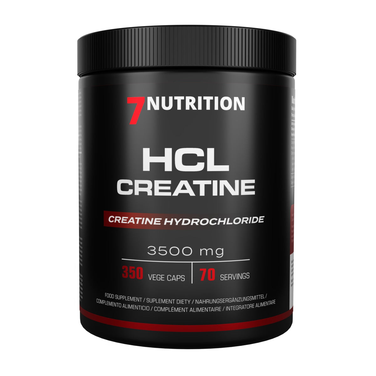 7Nutrition Creatine HCL, 350 Kapseln