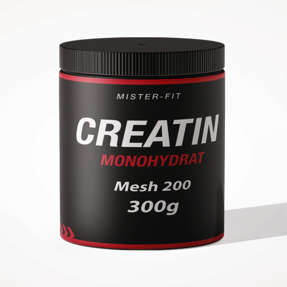 Mister-Fit Creatin Monohydrat ultrafein (200 Mesh), 300 g