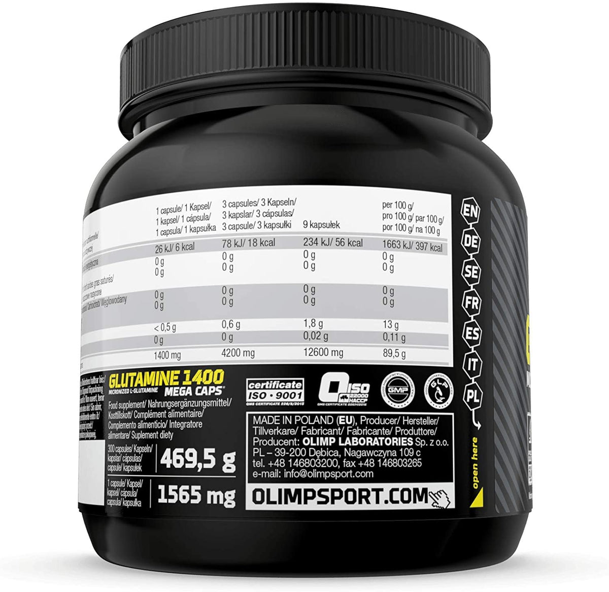 Olimp L-Glutamine, 300 Kapseln