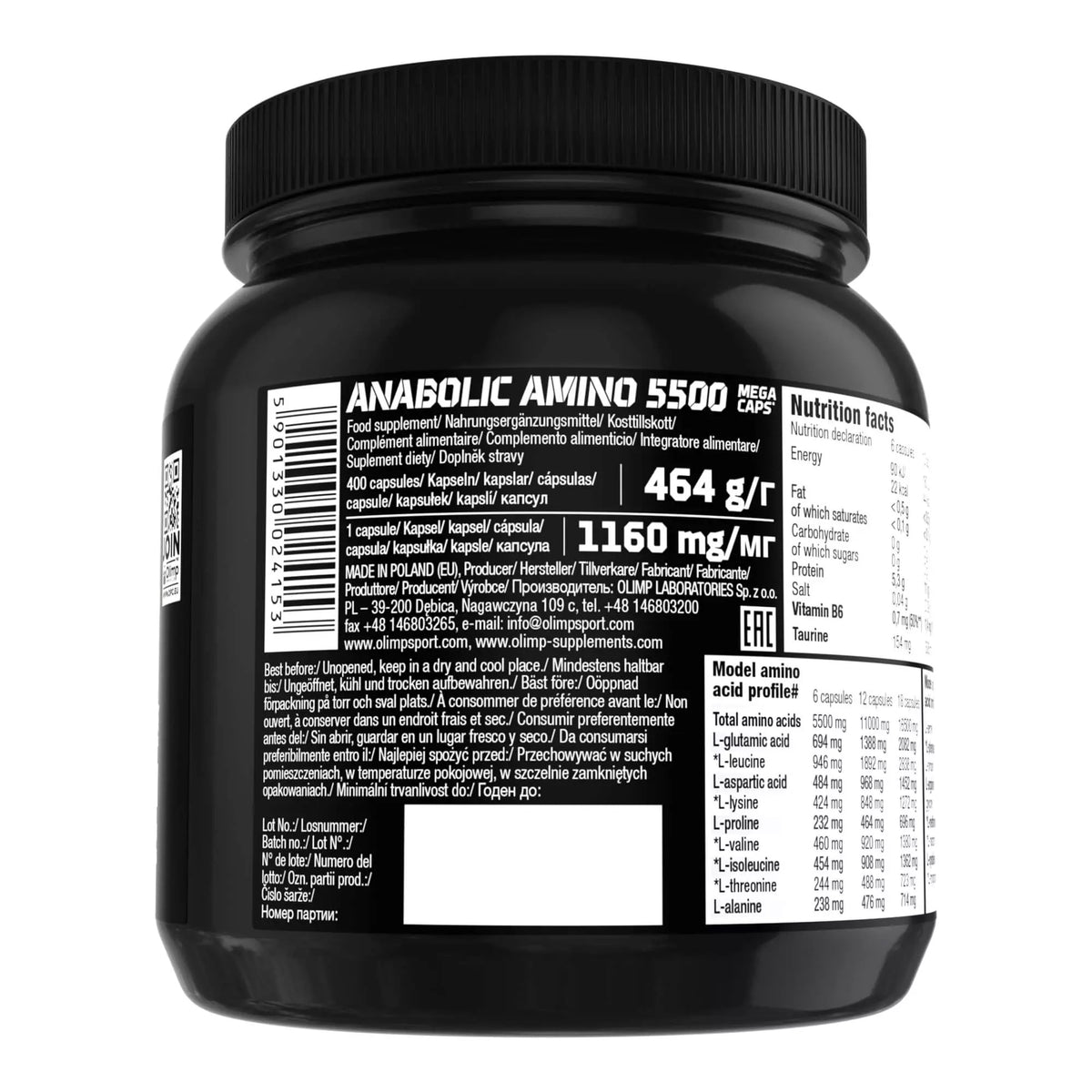 Olimp Amino 5500, 400 Kapseln