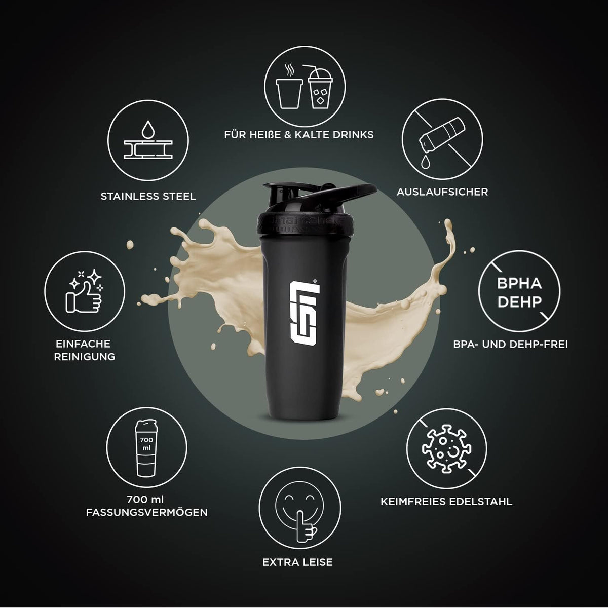 ESN Smartshake Reforce Stainless 900ml