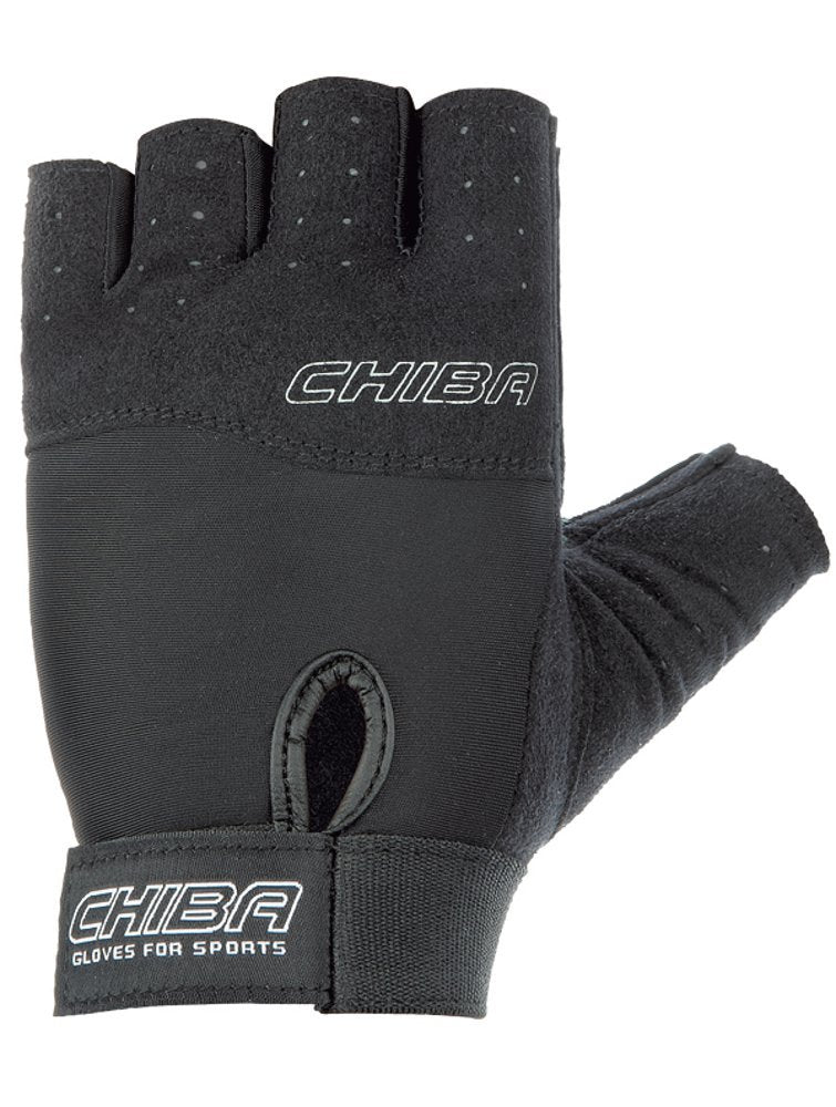 Chiba Power Handschuhe, schwarz-grau