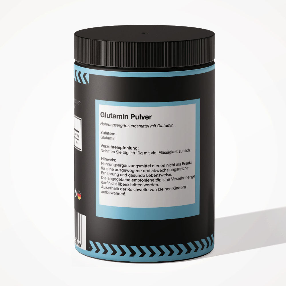 Mister-Fit Glutamin 500g, veganes Pulver