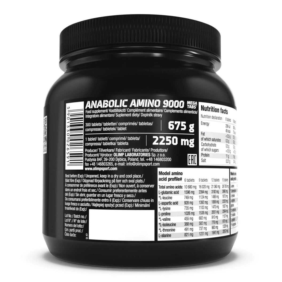 Olimp Amino 9000, 300 Tabletten